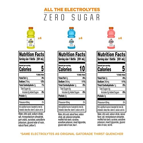 Gatorade Zero 12-pack display for convenient on-the-go hydration
