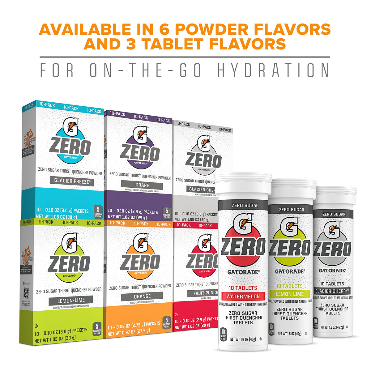 Gatorade Zero Watermelon tablets used by athletes during workouts.