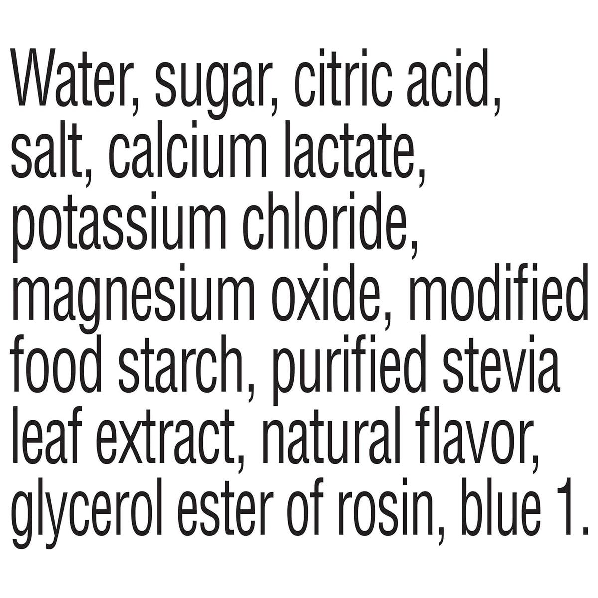 Gatorlyte 5-electrolyte blend close-up emphasizes hydration support.