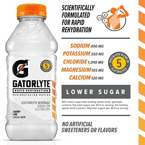 Gatorlyte packaging highlights no artificial sweeteners or flavors
