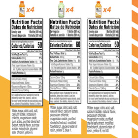 Gatorlyte orange bottle highlights citrus flavor with electrolytes for post-workout recovery.