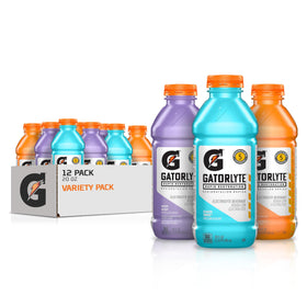 Gatorlyte Mixed Berry 20oz bottle for on-the-go hydration during workouts.