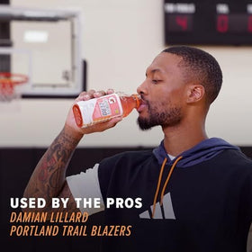 Gatorlyte Zero fruit punch bottle pour showcases fast electrolyte replenishment.
