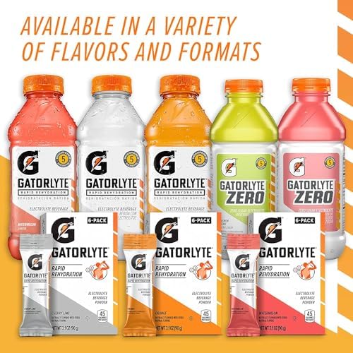 Gatorlyte Zero fruit punch pack view ideal for bulk hydration at workouts.