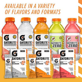Gatorlyte Zero 12-pack bottles grouped for easy hydration on the go.