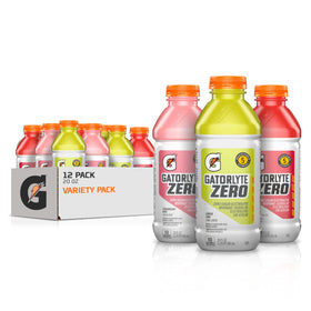 Gatorlyte Zero Strawberry Kiwi bottle for refreshing hydration on the go.