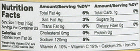 Gaucho Ranch Chimichurri Original ingredients-style shot suggesting versatility.