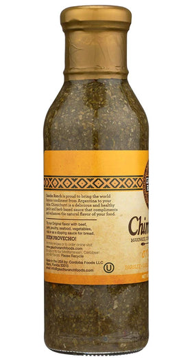 Gaucho Ranch Chimichurri Original pour shot, ideal for finishing dishes.