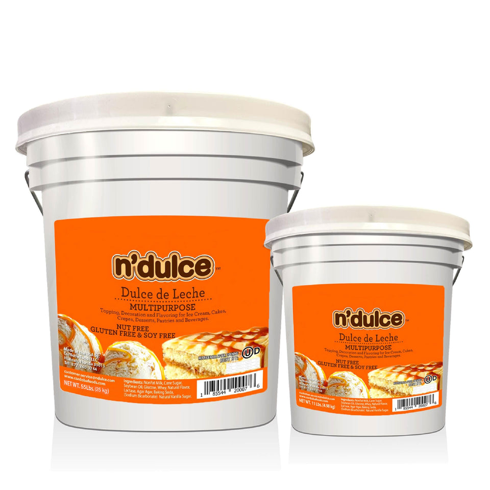 Gaucho Ranch N’Dulce Dulce de Leche bottle pour adds rich caramel texture to desserts.
