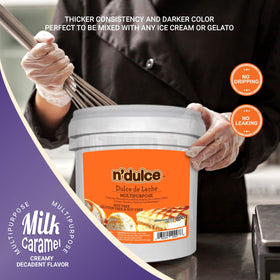Gaucho Ranch N’Dulce Dulce de Leche jar topper for premium coffee finish.