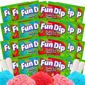 Gaudum Fun Dip Candy cherry yum close-up, ideal party treat with bold flavor
