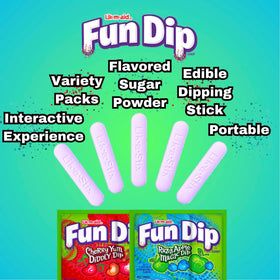 Gaudum Fun Dip Candy individually wrapped pieces, easy sharing at events