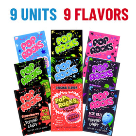 Gaudum Pop Rocks flavor labels collection for easy flavor identification