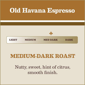 Gavina Old Havana coffee beans close-up highlighting 100% Arabica quality