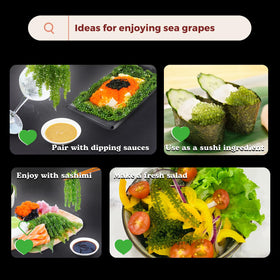 GCAP Sea Grapes ready-to-snack pack, convenient 20-gram portion.