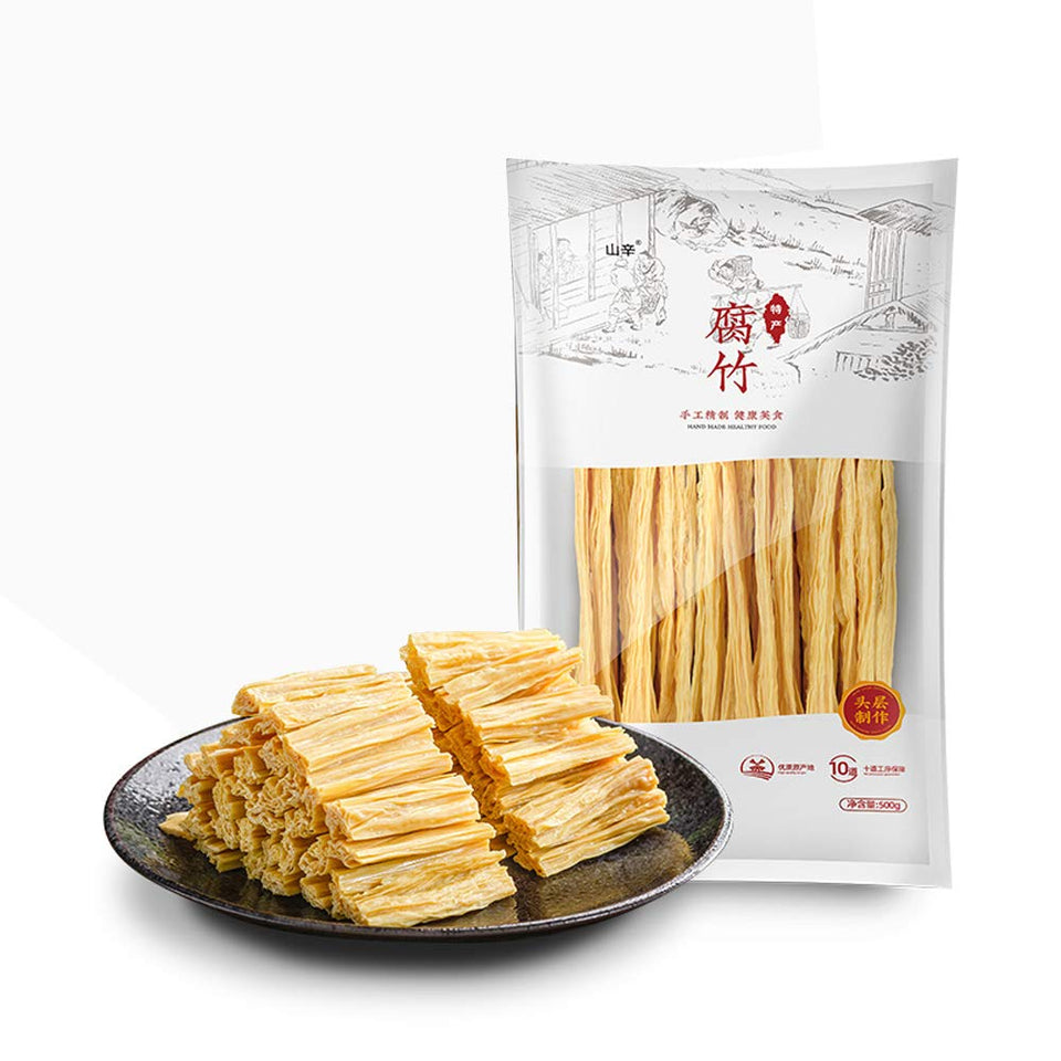 GDFFKS dried bean curd stick package shows natural texture for vegetarian meals