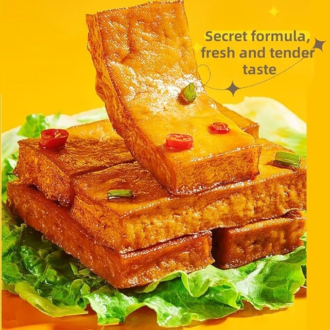 GDFFKS ready-to-eat dried tofu snacks after opening.