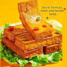 GDFFKS ready-to-eat dried tofu snacks after opening.