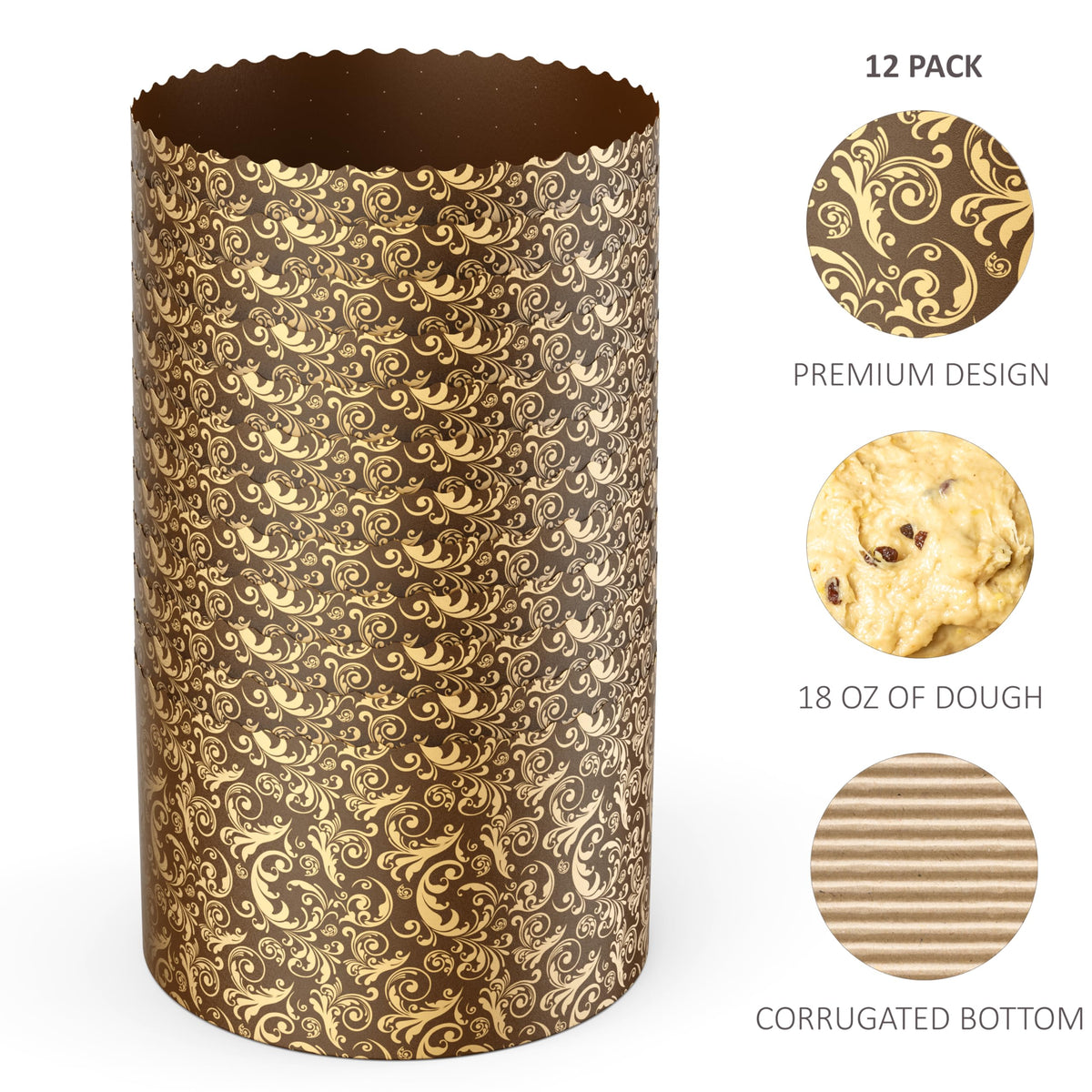 Geborilma panettone mold durable for 20 years of trusted baking.