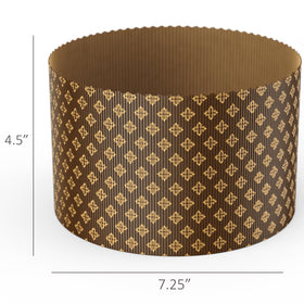 Geborilma paper mold 7-inch panettone, no metal pan required for easy baking.