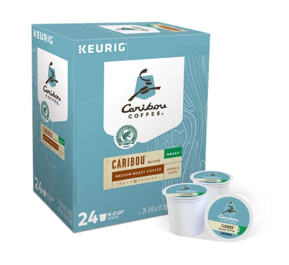 GEEGVV Caribou Decaf K-Cups pod ready for easy afternoon coffee