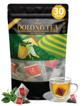 GEELOD 30 Nature Oolong tea bags pack for quick calming brews