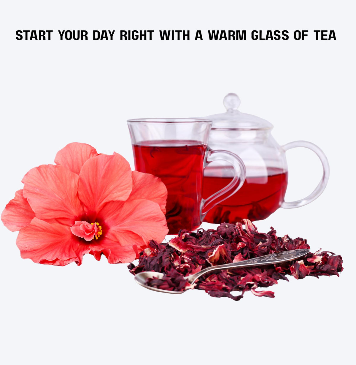 Geenafoods hibiscus roselle color enriches desserts and syrups.