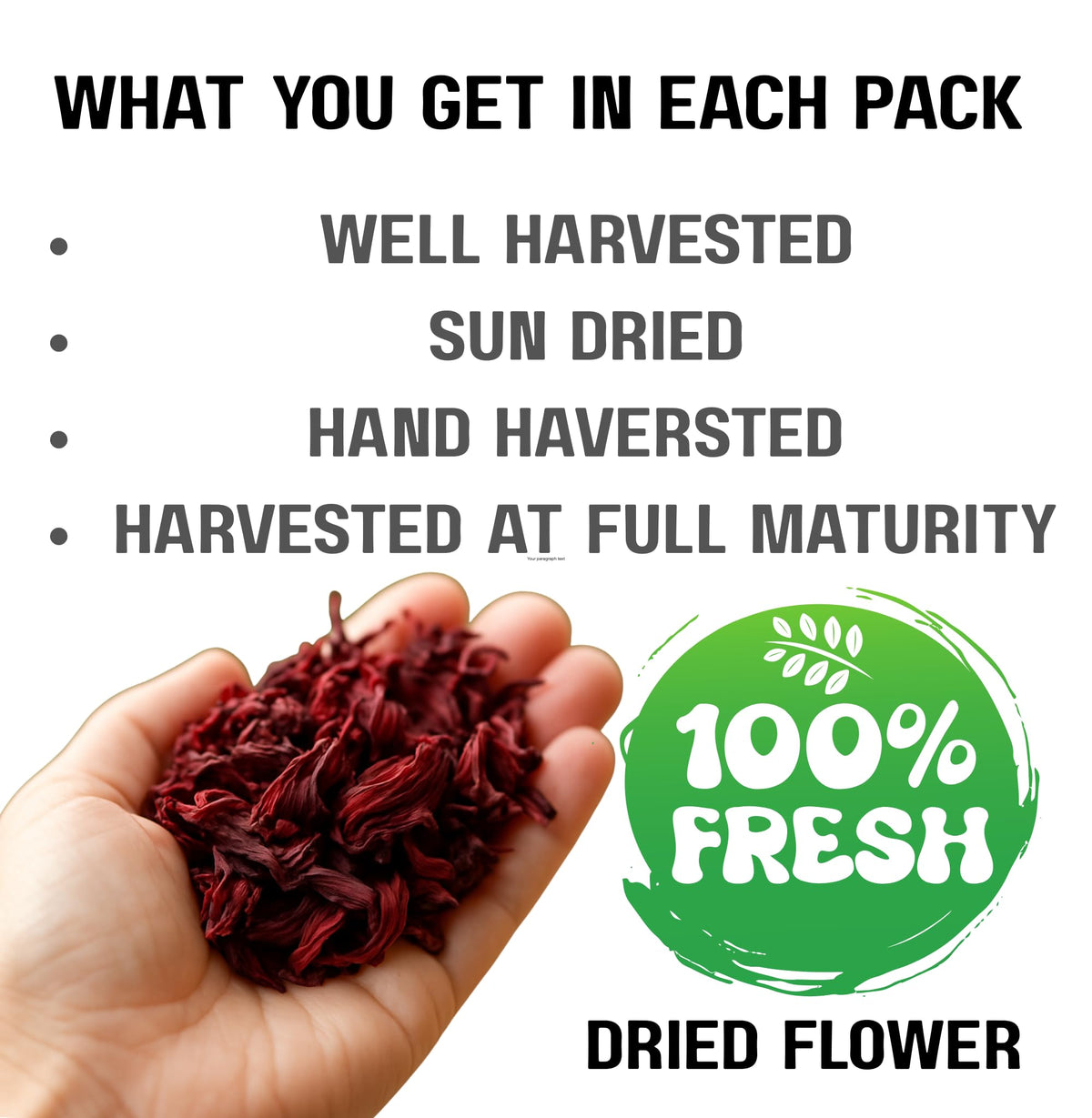 Geenafoods hibiscus tea brew ready for hot or iced preparation.