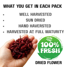 Geenafoods hibiscus tea brew ready for hot or iced preparation.