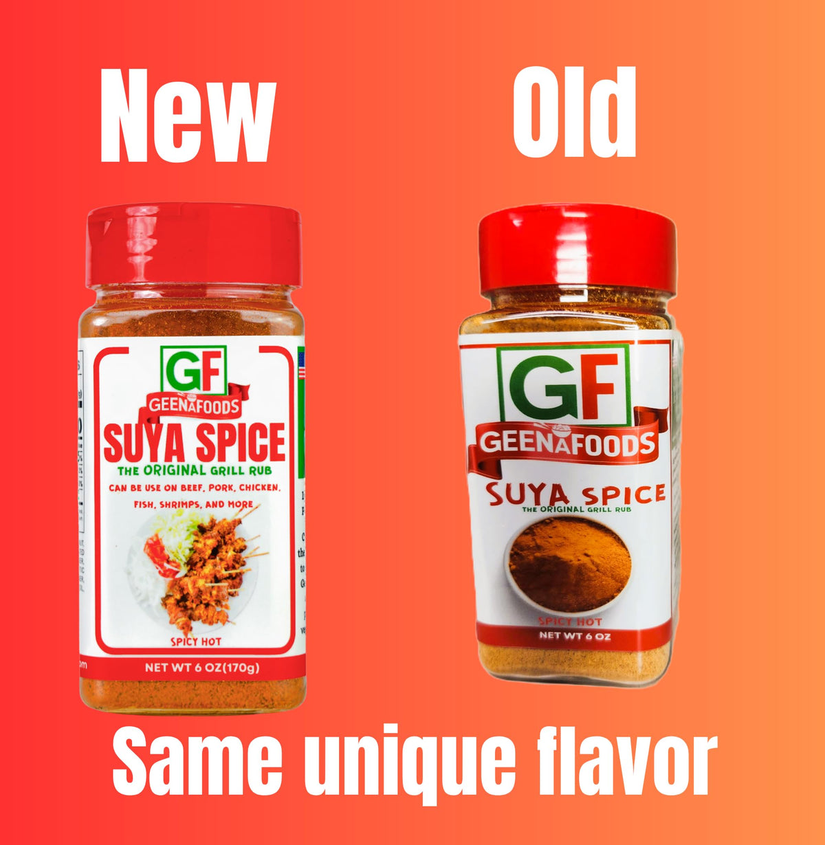 Geenafoods Suya Pepper close-up reveals roasted peanuts and spices for bold meat flavor