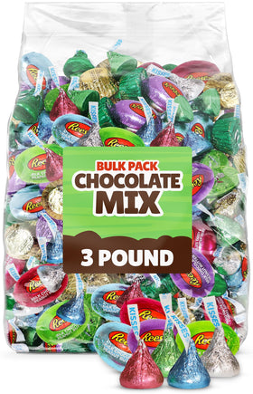 GEEOOLLAH bulk chocolate mix in festive wrappers for party bowls and sharing.