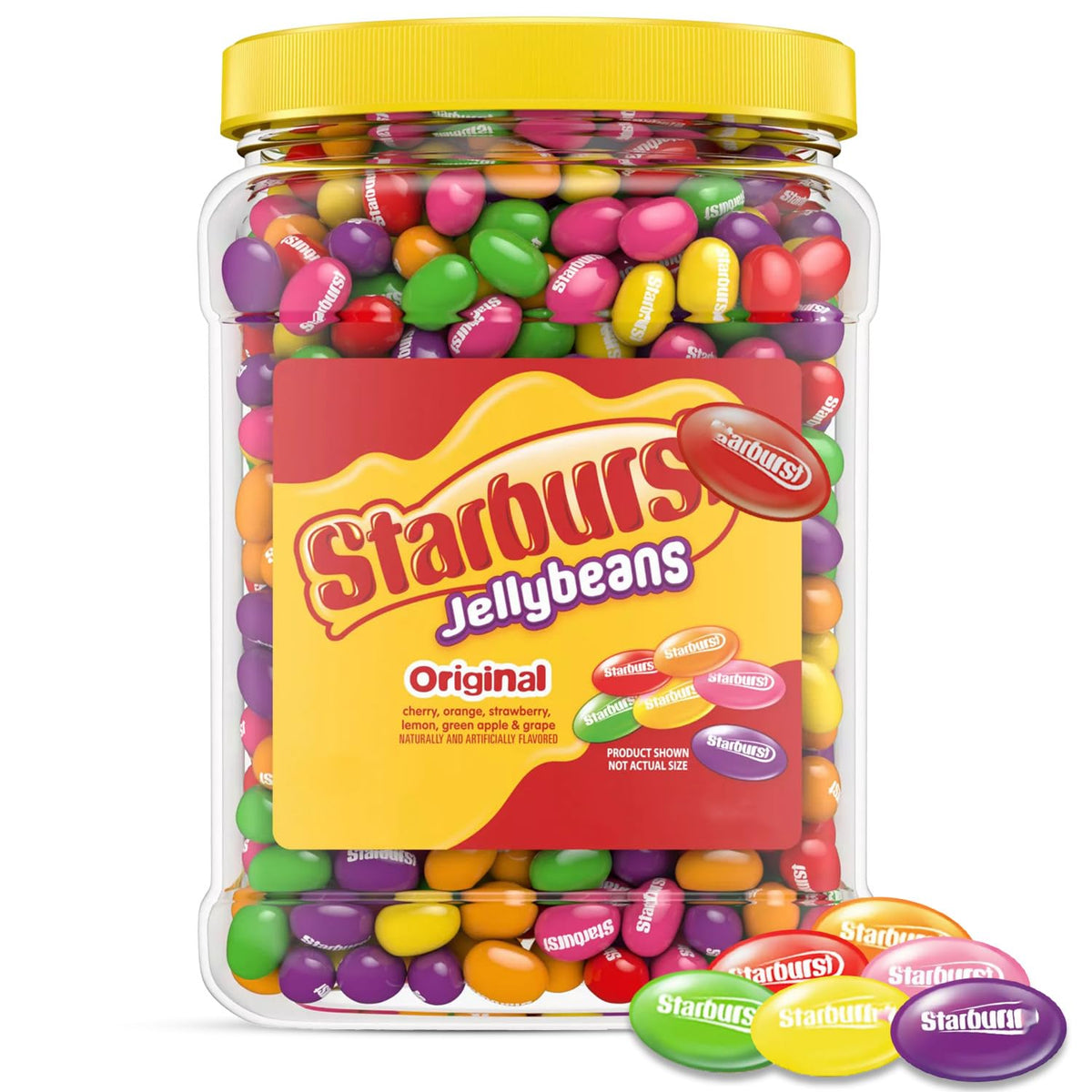 GEEOOLLAH bulk jelly bean bucket 54oz for festive sharing