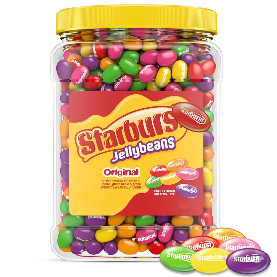 GEEOOLLAH bulk jelly bean bucket 54oz for festive sharing