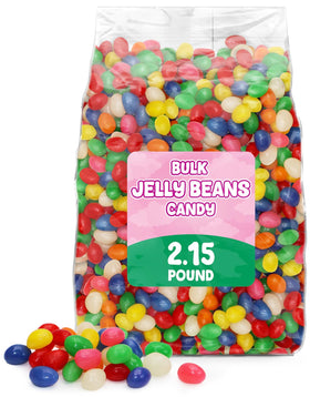 Geeoollah bulk jelly beans in assorted fruity flavors for vibrant candy buffets