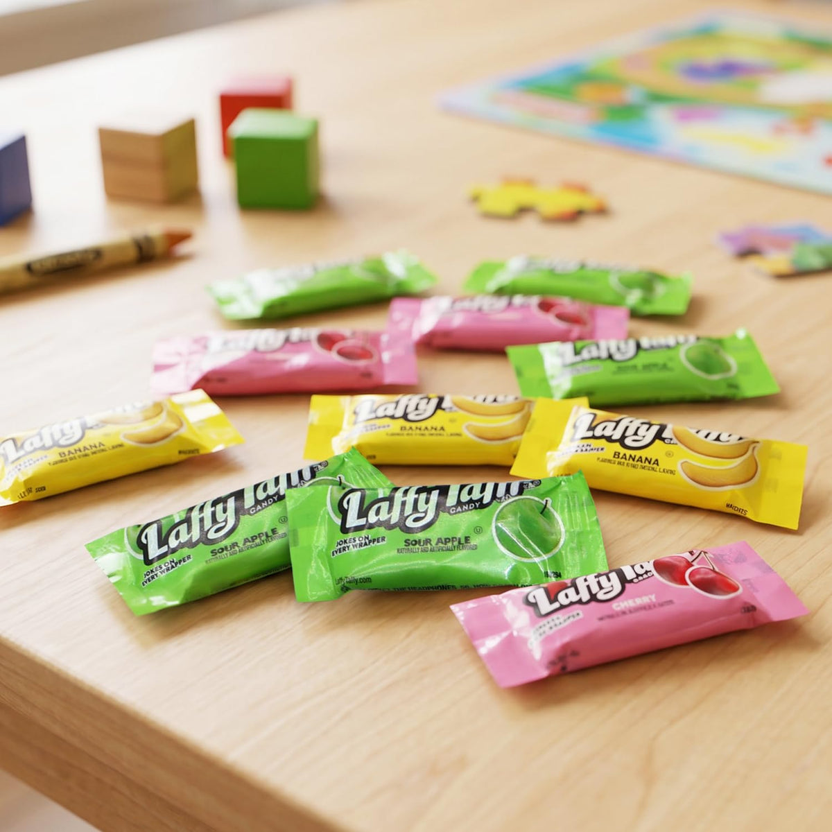 GEEOOLLAH Easter candy display with taffy boosts seasonal baskets.