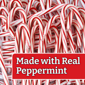 GEEOOLLAH five-and-a-half-inch candy cane on display for stocking stuffers and party favors