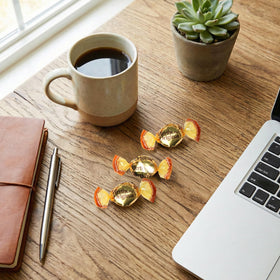 GEEOOLLAH individually wrapped caramels for easy sharing and freshness.
