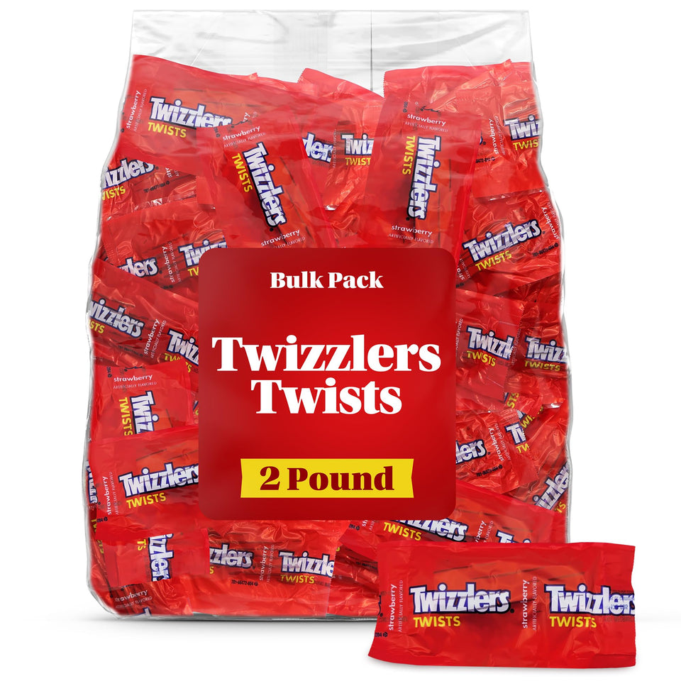GEEOOLLAH licorice twist strawberry bulk pack, individually wrapped for fresh sharing