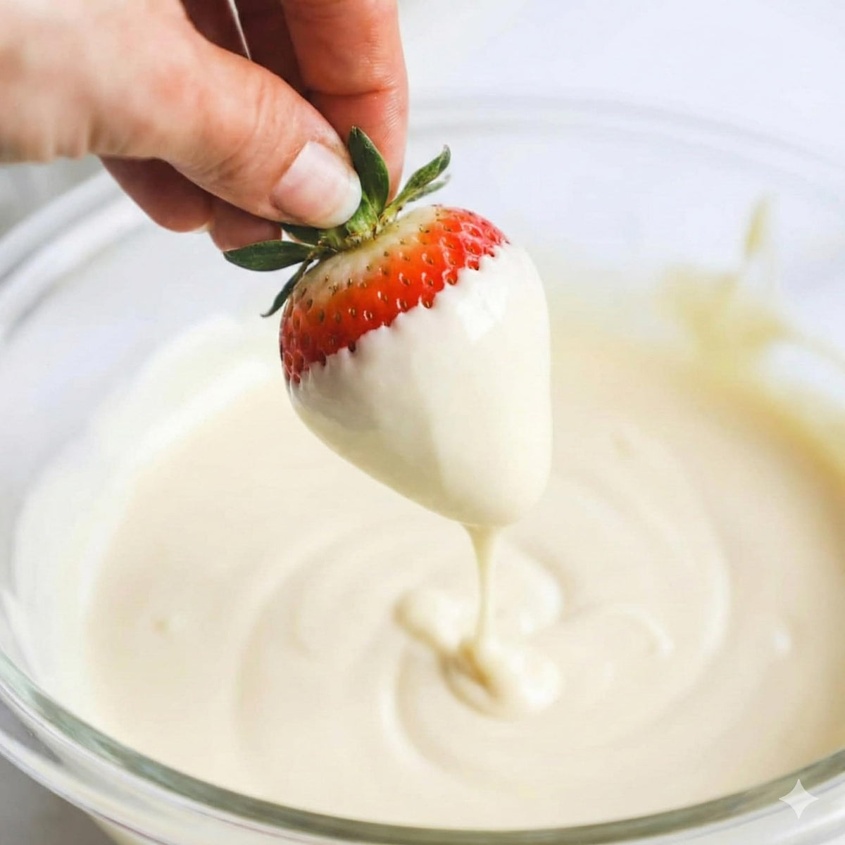 GEEOOLLAH microwave-melt white chocolate without tempering for quick use