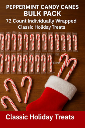 GEEOOLLAH candy canes ready for office, classroom, and event giveaways