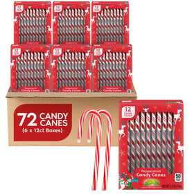 GEEOOLLAH peppermint candy cane wrapped individually for bulk sharing and gifting
