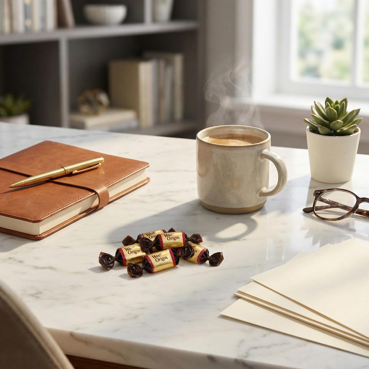 GeeOOLLAH Original caramel chocolates with milk coating, ideal for gifting.