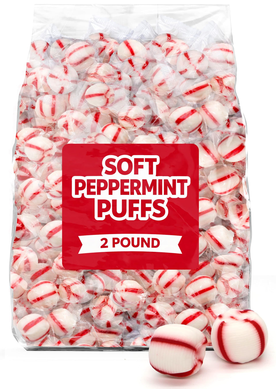 GEEOOLLAH soft peppermint balls in bulk for party jars and fresh breath.