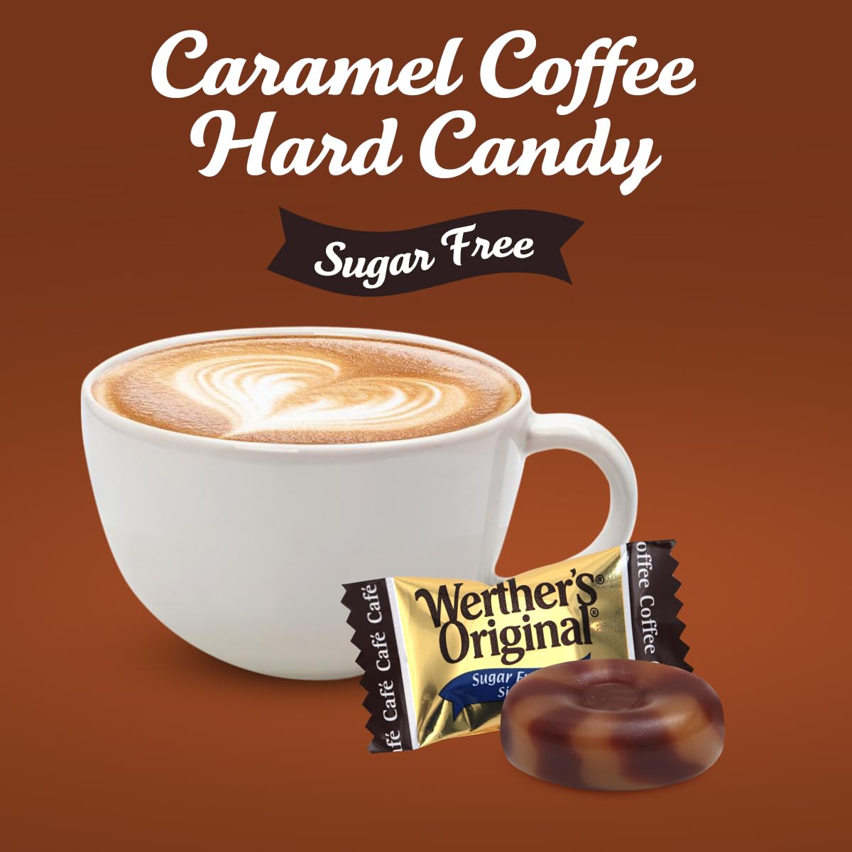 GEEOOLLAH Werther's candy melts in your mouth with creamy coffee caramel.