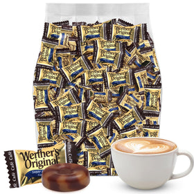 GEEOOLLAH Werther's coffee caramel candy, wrapped for on-the-go indulgence.