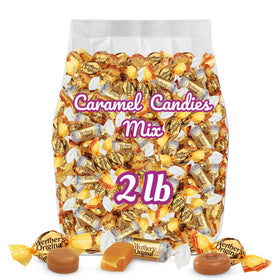 GEEOOLLAH Werther’s hard caramel candies on a plate, ideal for sharing.