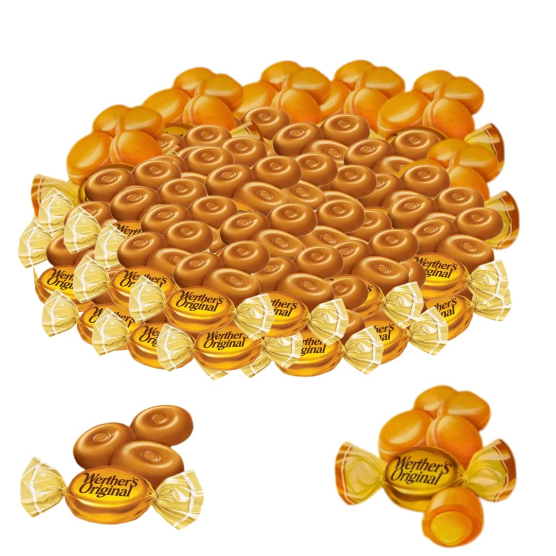 GEEOOLLAH Werther’s ingredients highlight real butter and fresh cream.