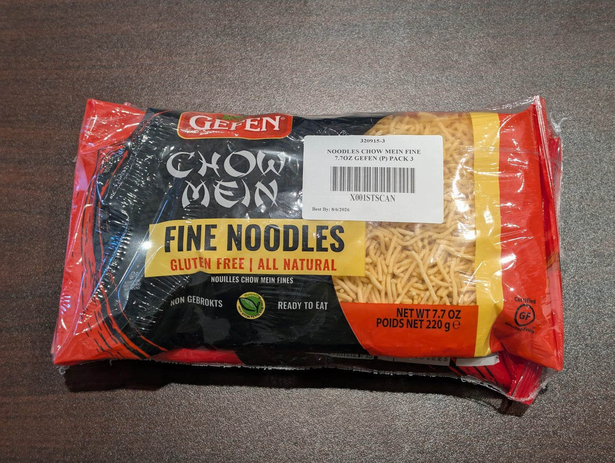 Gefen non kitniot Passover friendly chow mein noodles