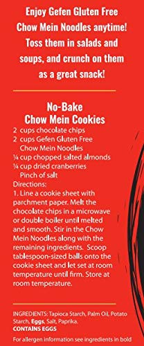 Gefen gluten free chow mein noodles add crunch to soups