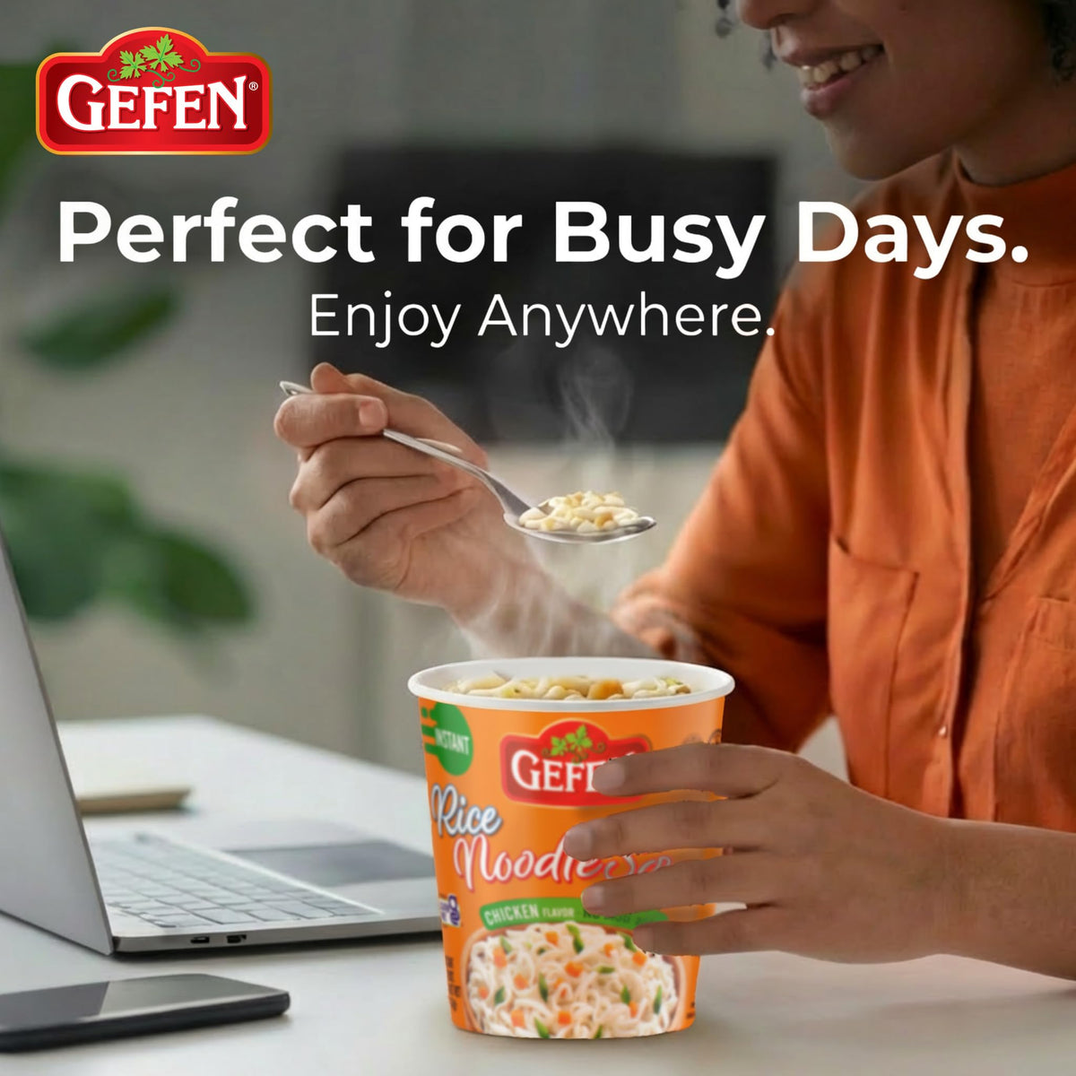 Gefen dairy-free, meat-free cup for plant-based meals.